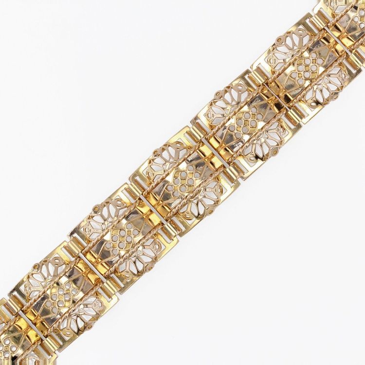 Openwork Vintage Gold Bracelet