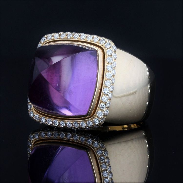 Bague Fred Pain De Sucre Or Jaune Diamants