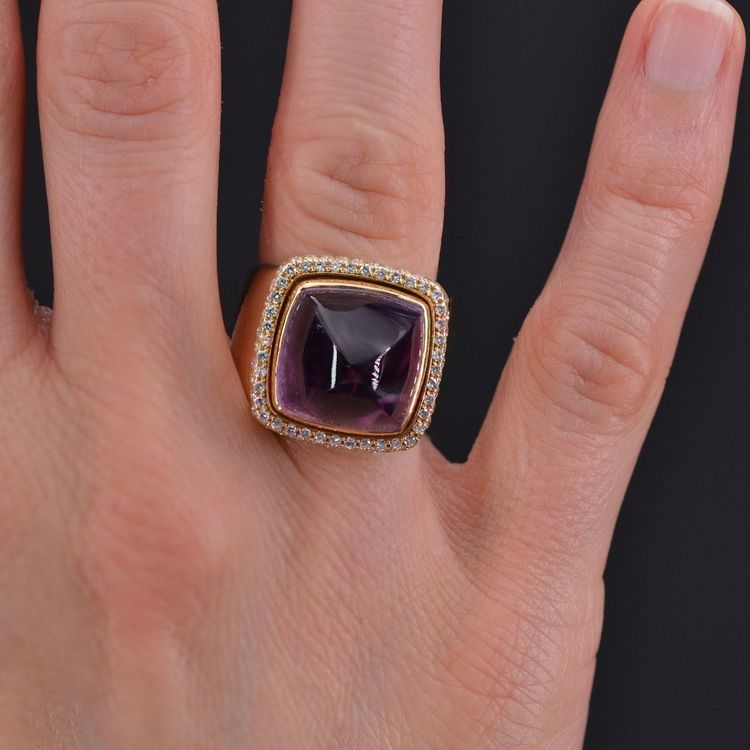 Bague Fred Pain De Sucre Or Jaune Diamants