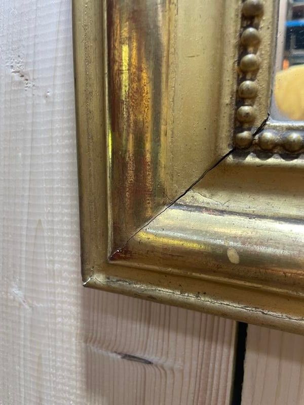 Mirror era Louis Philippe with 80x60 cm gold leaf