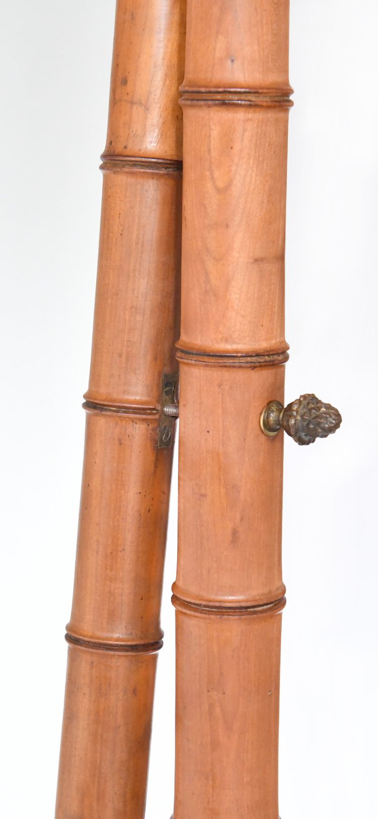 Specchio psichico in stile bambù in stile Napoleone III