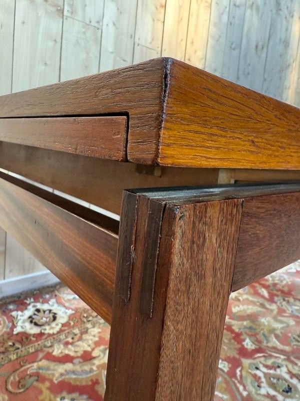 Mahogany Scandinavian style dining table