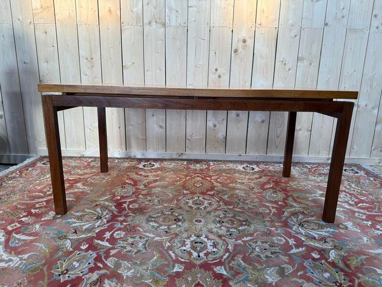 Mahogany Scandinavian style dining table