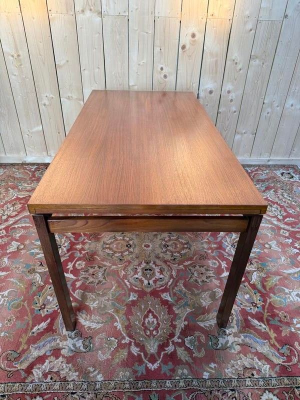 Mahogany Scandinavian style dining table