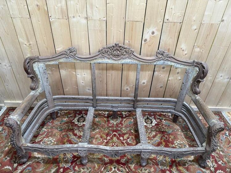 Show in stile Roccan - Louis XV con divano e poltrone 1920.