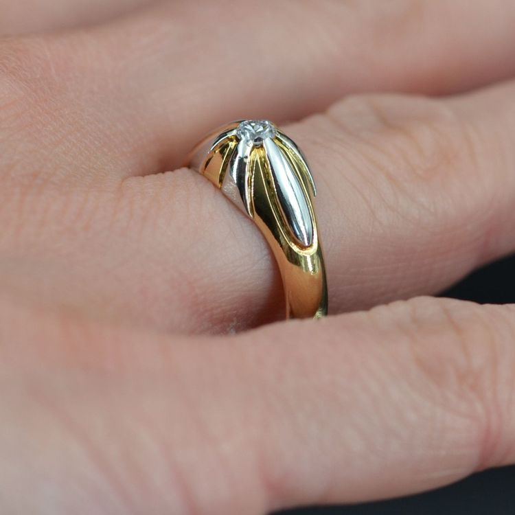Bague Jonc Diamant 2 Ors