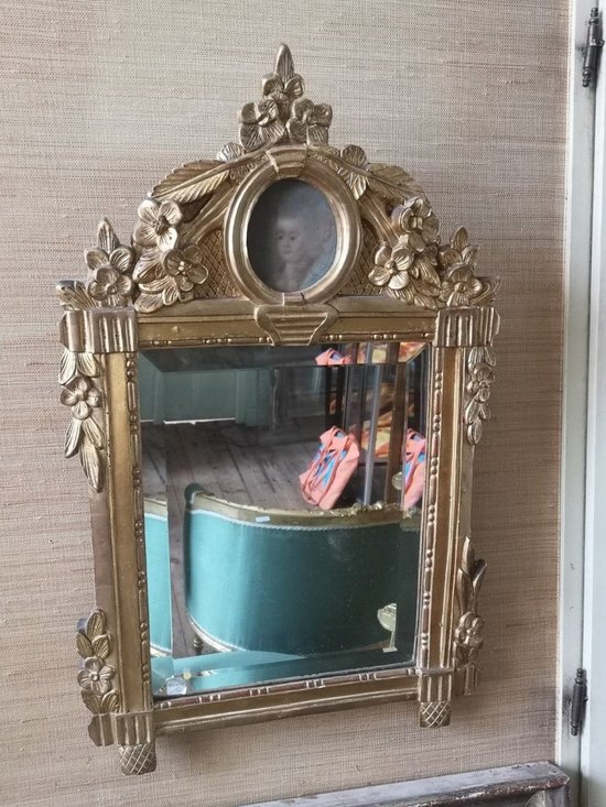 Spiegel - Louis XVI - Ovales Porträt - XVIII. Jahrhundert