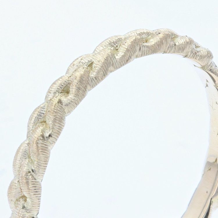 Alliance Tresse Ciselée Or Jaune