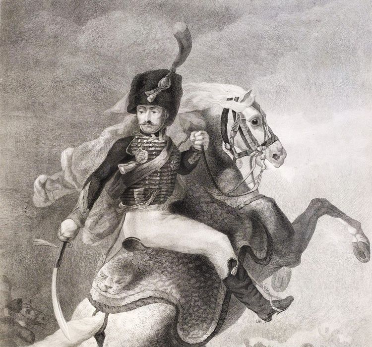 Cavalier à Cheval Gravure d'Après Géricault 19ème