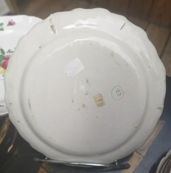 Partie de service de table - Faïence de l'est - XIXème siècle 