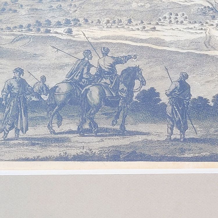 Panoramic views of Jerusalem in Scio, Framed engravings, 19th century