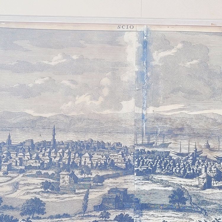 Panoramic views of Jerusalem in Scio, Framed engravings, 19th century