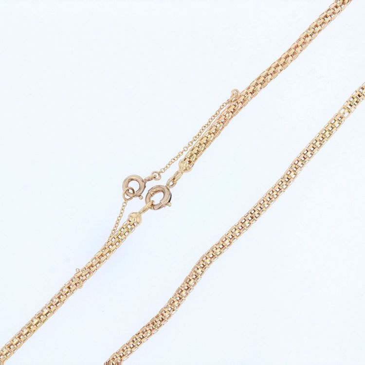 Chaine Or Jaune Maille Serpent