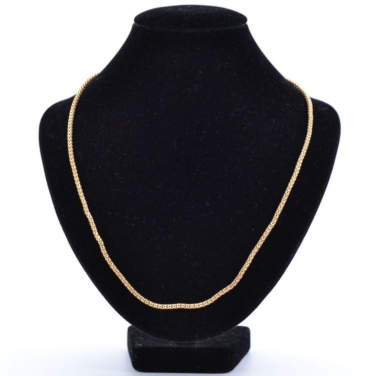 Chaine Or Jaune Maille Serpent