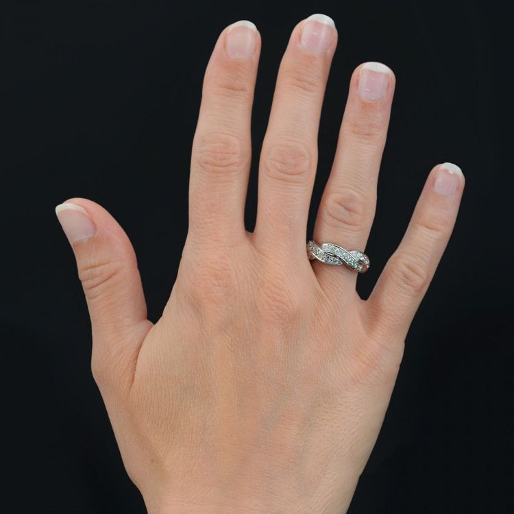 Alliance Diamants Entrelacée