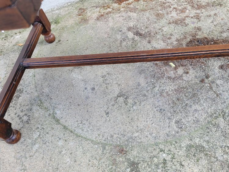 scrivania in rovere con 5 cassetti