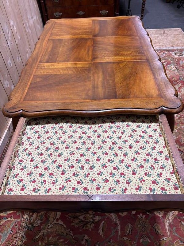 Louis XV style walnut table