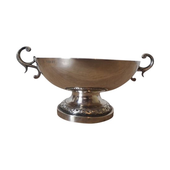 Coupe de mariage à anses - Argent massif - Vers 1798-1809