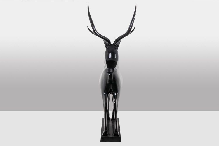 François Pompon. Deer, life-size bronze sculpture. Edition 2006.LS659260003D