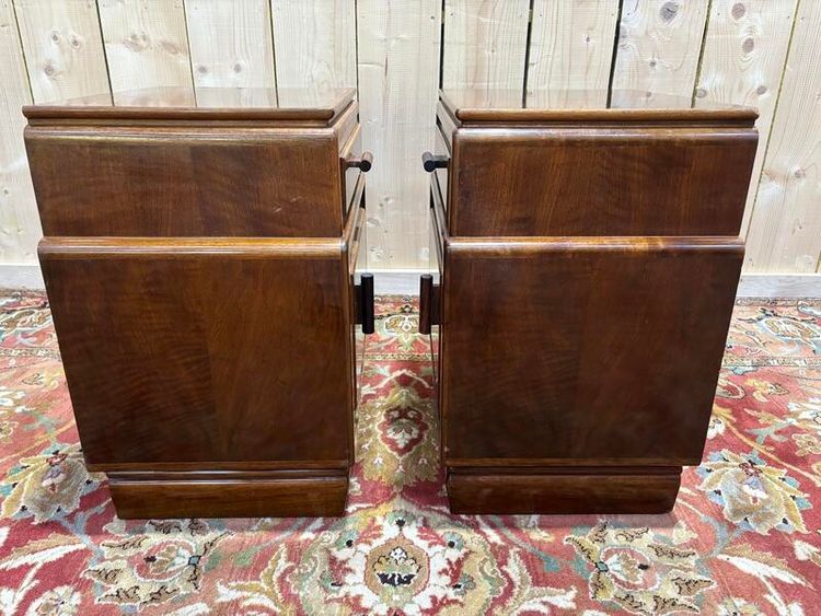 Pair of art deco beds
