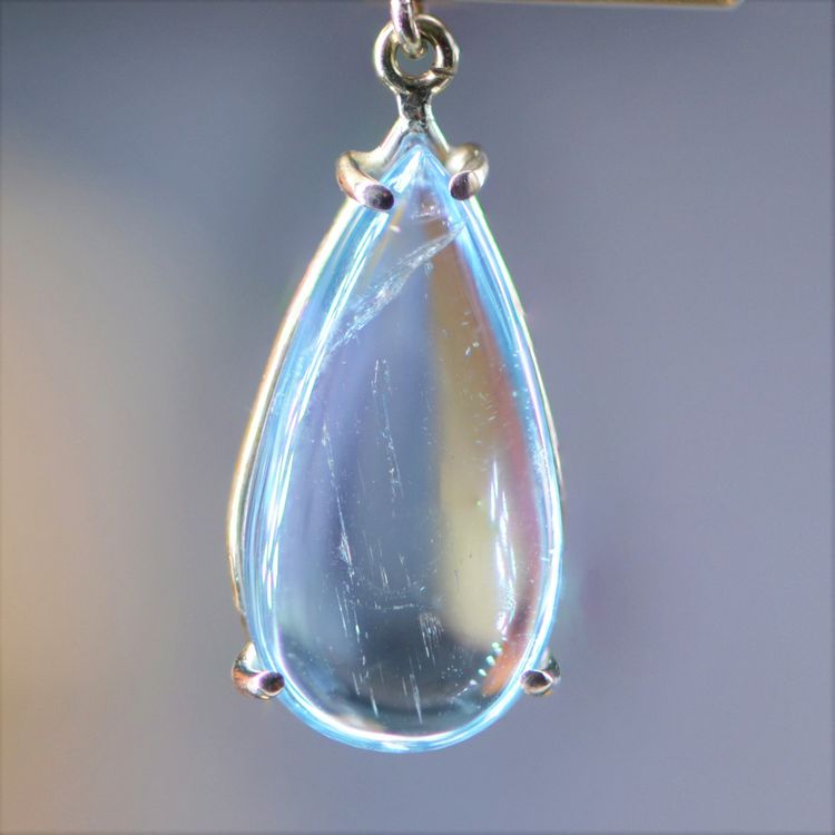 Saphir- und Aquamarin-Ohrringe