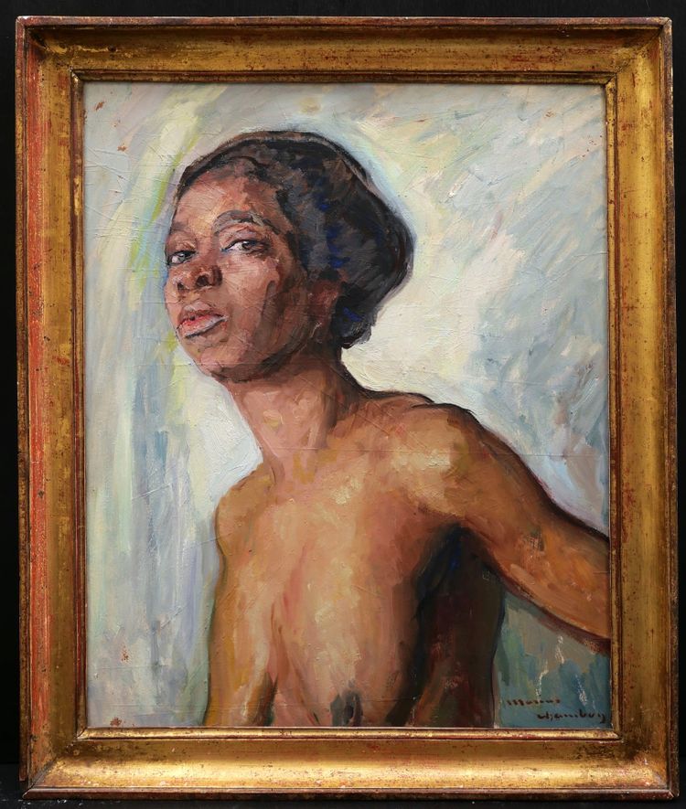 Marius CHAMBON, Das schwarze Model