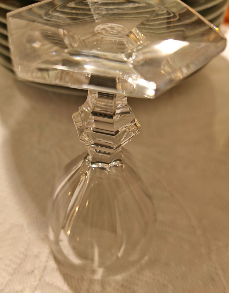 Harcourt 1848, Baccarat 18 bicchieri in cristallo trasparente
