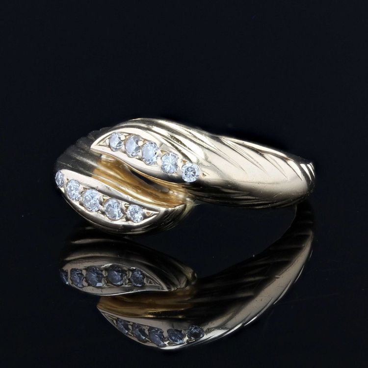 Bague Diamants Or Jaune