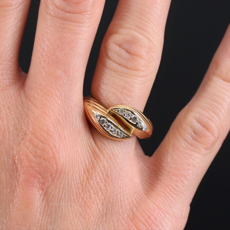 Bague Diamants Or Jaune
