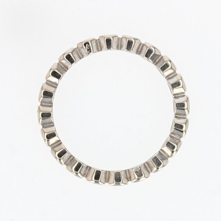 Full Round Diamond Wedding Band