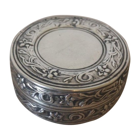 Box - Snuff box - Silver - M. O Gustave Veyrat (1894-1911)