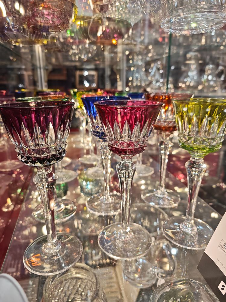 Baccarat, 6 Rheinweingläser, Modell Piccadilly