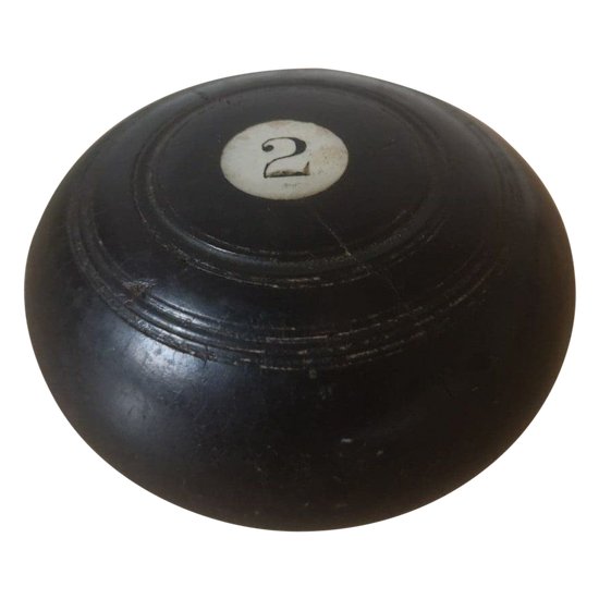 Rasen-Bowlingkugel - England - Gaïac - Ende des 19. Jahrhunderts