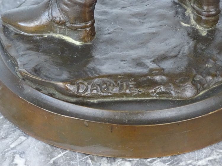 Daumié - Napoléon Sur Un Champ De Bataille - Fin XIX è Siècle
