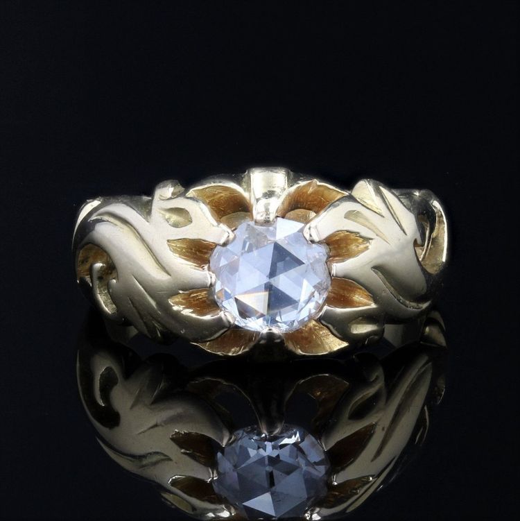 Armreif mit graviertem Diamanten