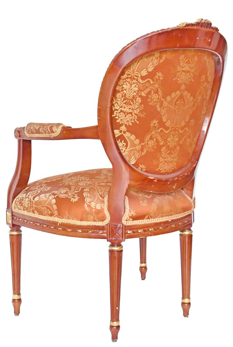 Satz von 3 Cabriolet-Sesseln im Louis XVI-Stil