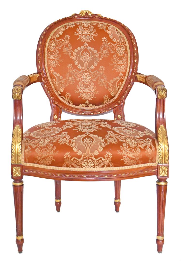 Satz von 3 Cabriolet-Sesseln im Louis XVI-Stil