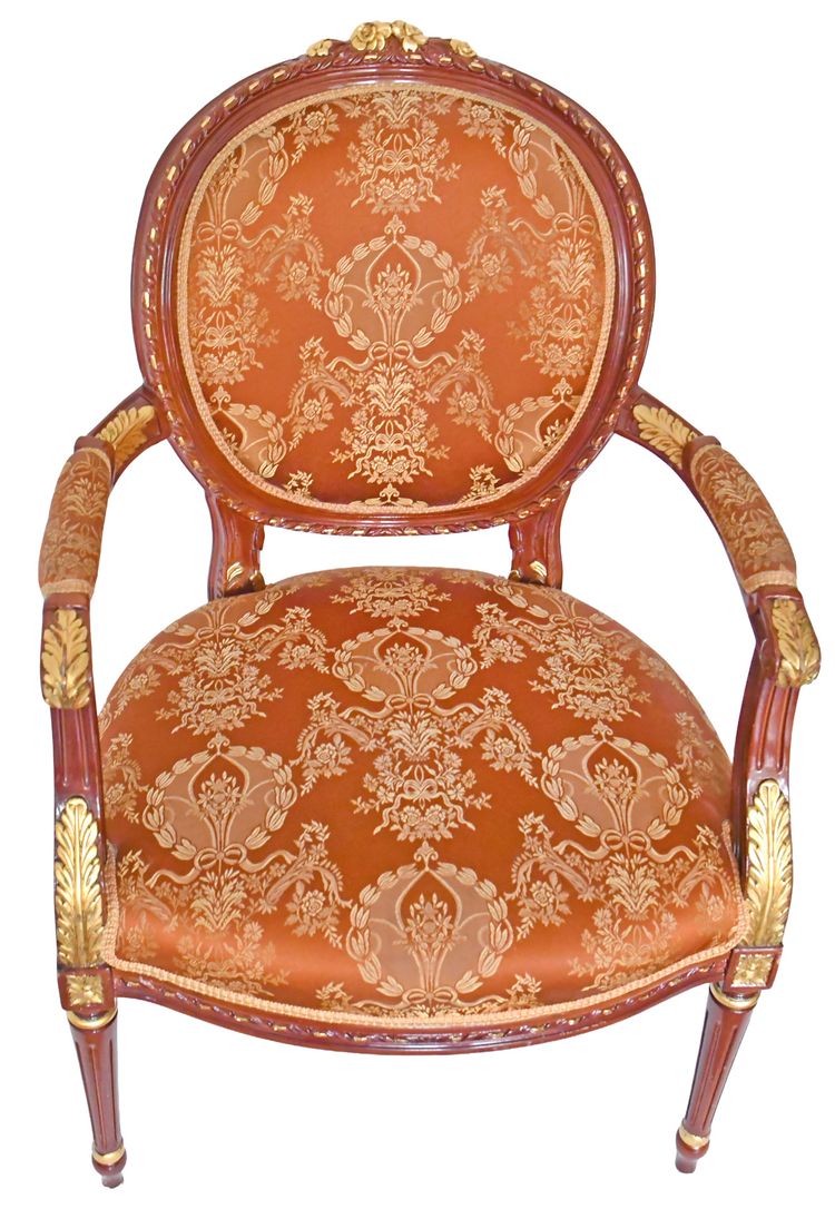 Satz von 3 Cabriolet-Sesseln im Louis XVI-Stil