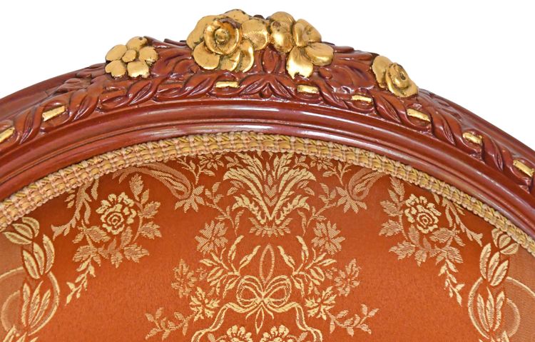 Satz von 3 Cabriolet-Sesseln im Louis XVI-Stil