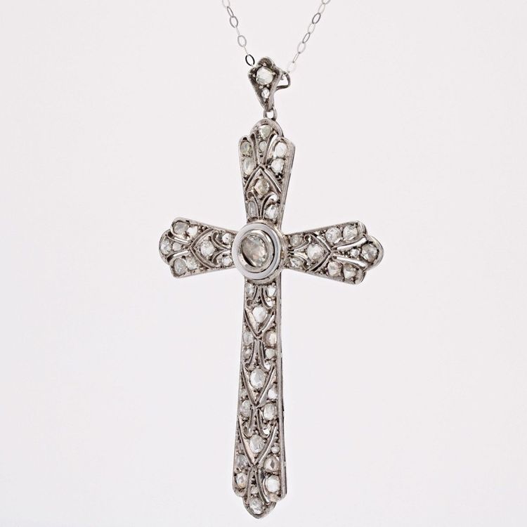 Croix Ancienne Diamants