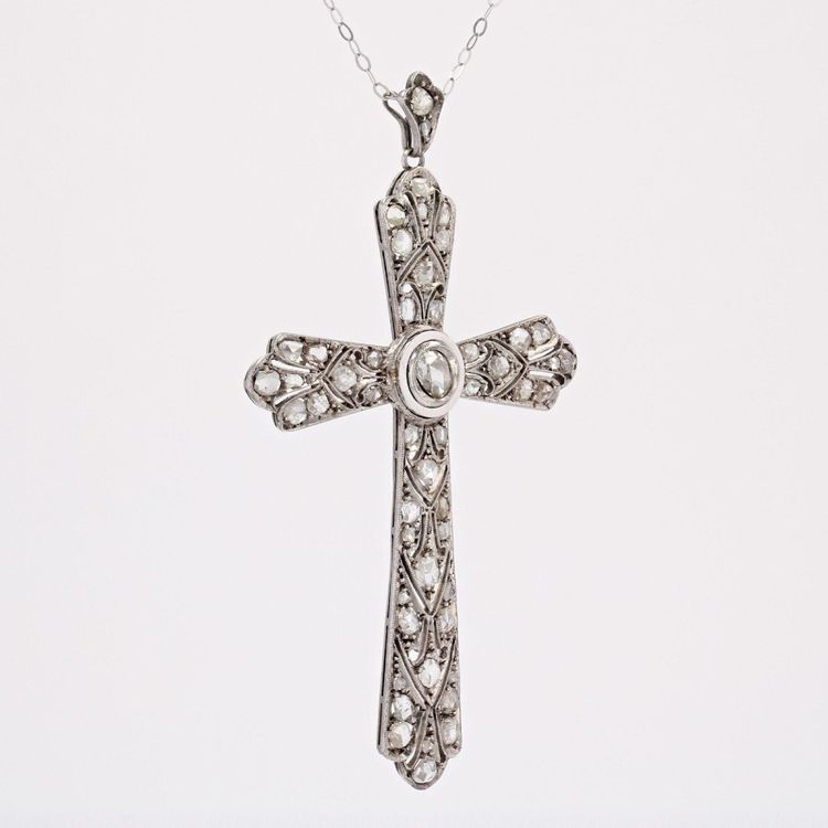 Croix Ancienne Diamants