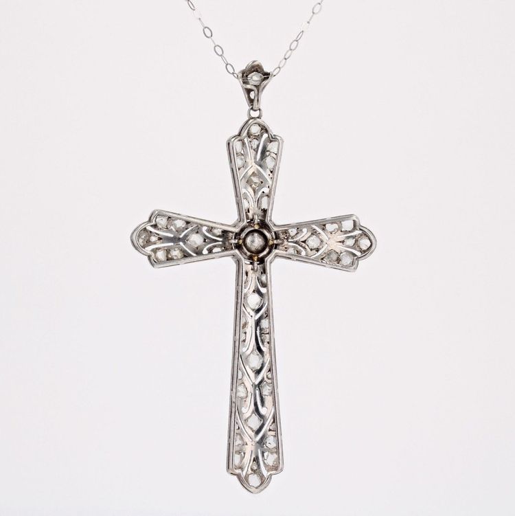 Croix Ancienne Diamants