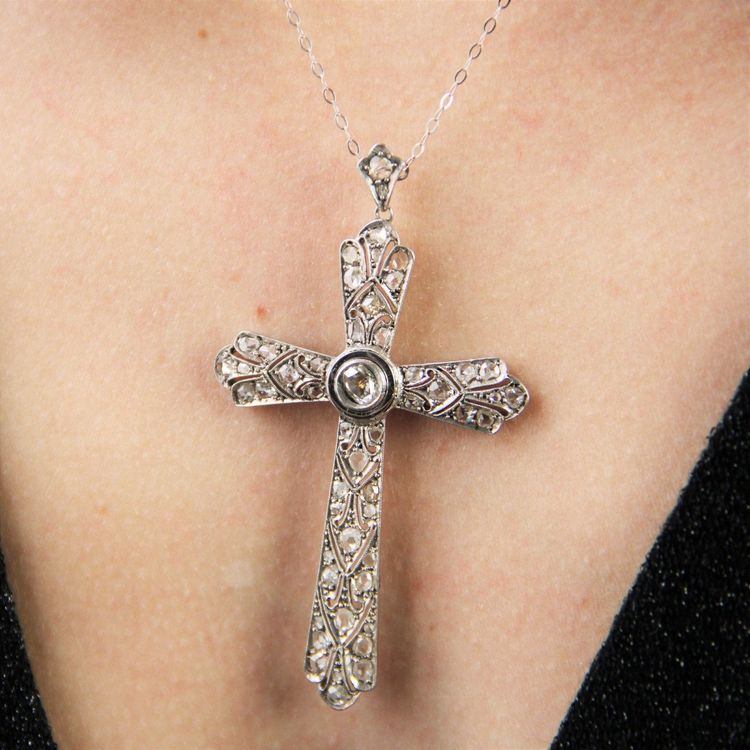Croix Ancienne Diamants