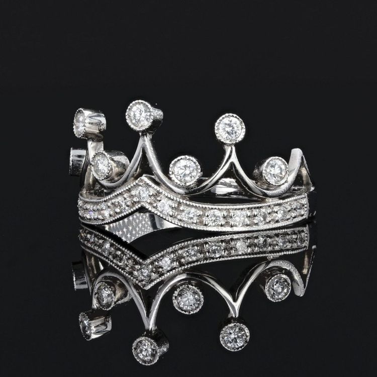 Kronen-Diamantring