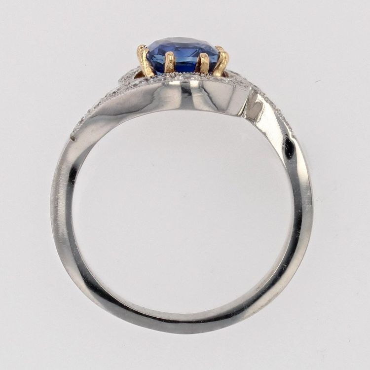 Sapphire Diamond Tourbillon Ring