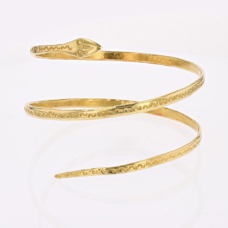 Bracelet Serpent En Or Jaune