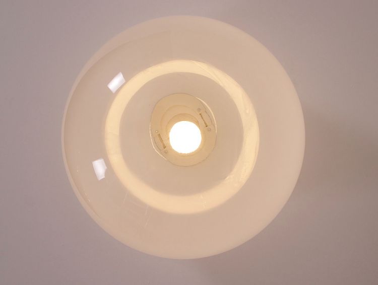 Opalescent Glass Ceiling Light