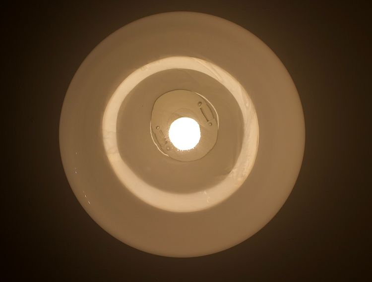 Opalescent Glass Ceiling Light