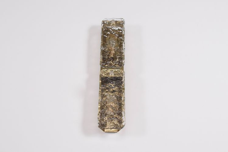 Large Murano Ice Glass Wall Sconces