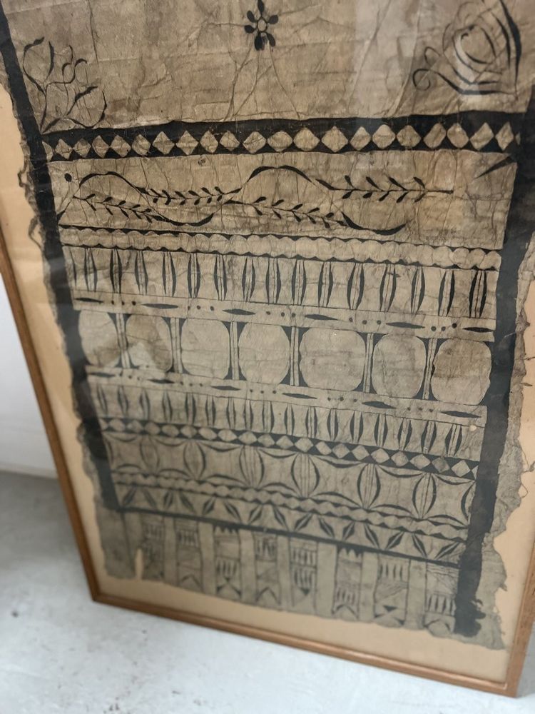 Decorative panel with Polynesian motif, 20th century